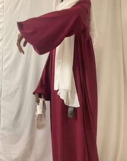 abaya manche bouffante grande taille tall, manche balon