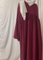 abaya manche bouffante grande taille tall, manche balon