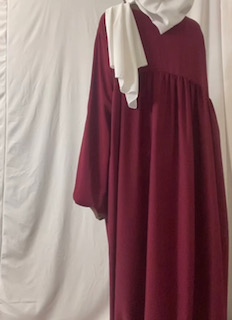 abaya manche bouffante grande taille tall, manche balon