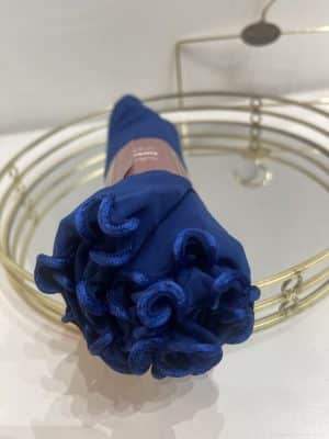 hijab jersey ondulé premium - Bleu