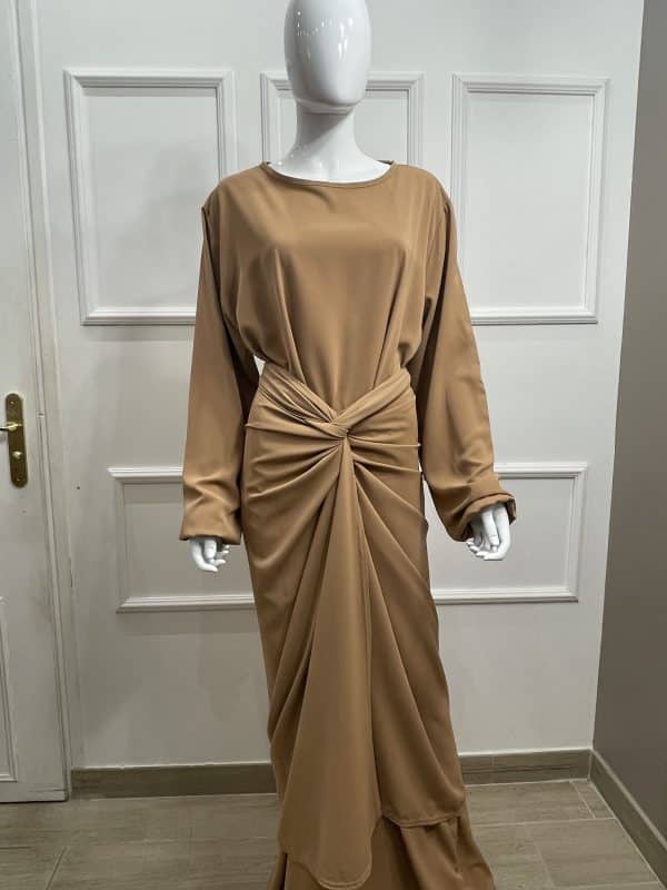 abaya 2 pièces grande taille