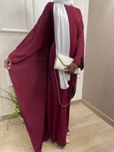 abaya papillon grande taille tall 1m80