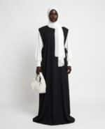 abaya tall curvy modesfashion mastour long ample grande longeur , 1m80 , abaya grande taille tall