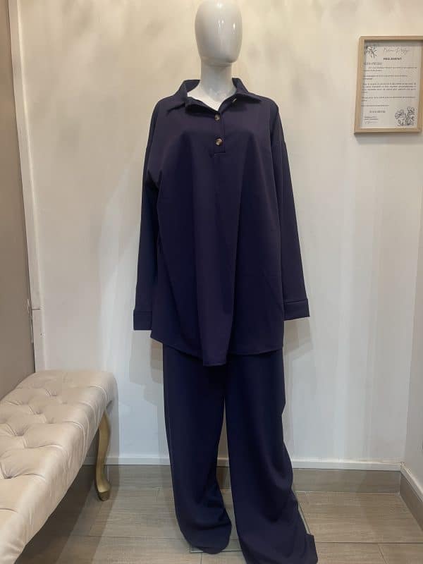 ensemble pantalon pull oversize t shirt grande taille tall 1m85 , 1m90 mastour class chic robe pull long