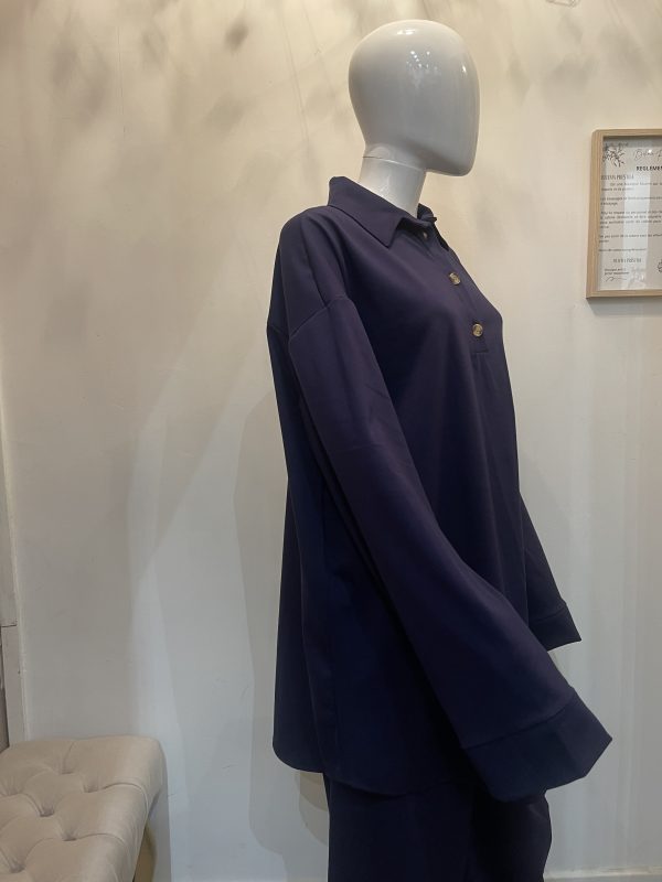 ensemble pantalon pull oversize t shirt grande taille tall 1m85 , 1m90 mastour class chic robe pull long