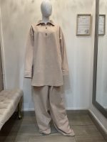 ensemble pantalon pull oversize t shirt grande taille tall 1m85 , 1m90 mastour class chic robe pull long