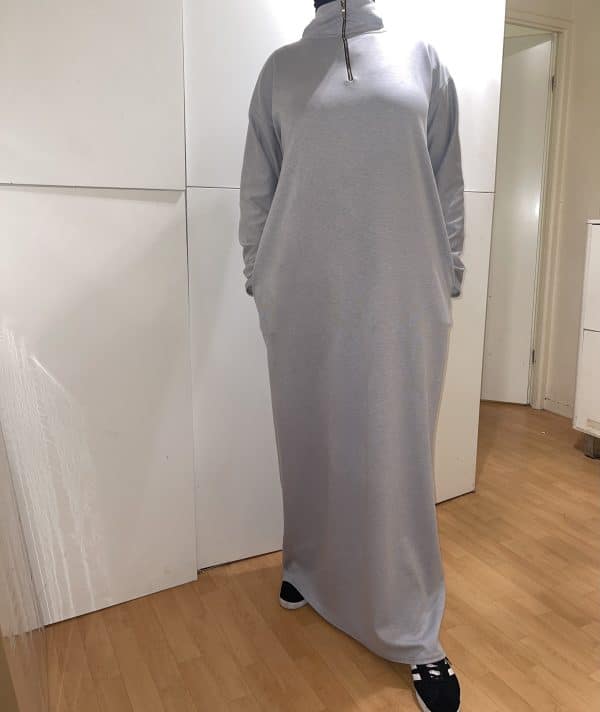 curvy robe col montante , ensemble mastour