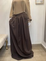 Jupe tall Longue Grande Taille – Taille Ajustable pour Femmes jusqu'à 1m90 | Opaque, Fluide, avec Poches, jupe trapeze