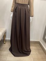 Jupe tall Longue Grande Taille – Taille Ajustable pour Femmes jusqu'à 1m90 | Opaque, Fluide, avec Poches, jupe trapeze