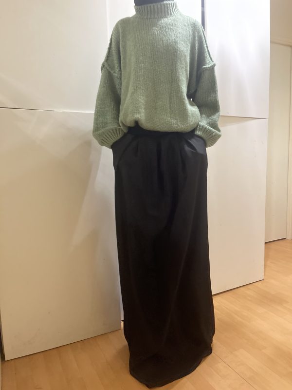 Jupe tall Longue Grande Taille – Taille Ajustable pour Femmes jusqu'à 1m90 | Opaque, Fluide, avec Poches, jupe trapeze