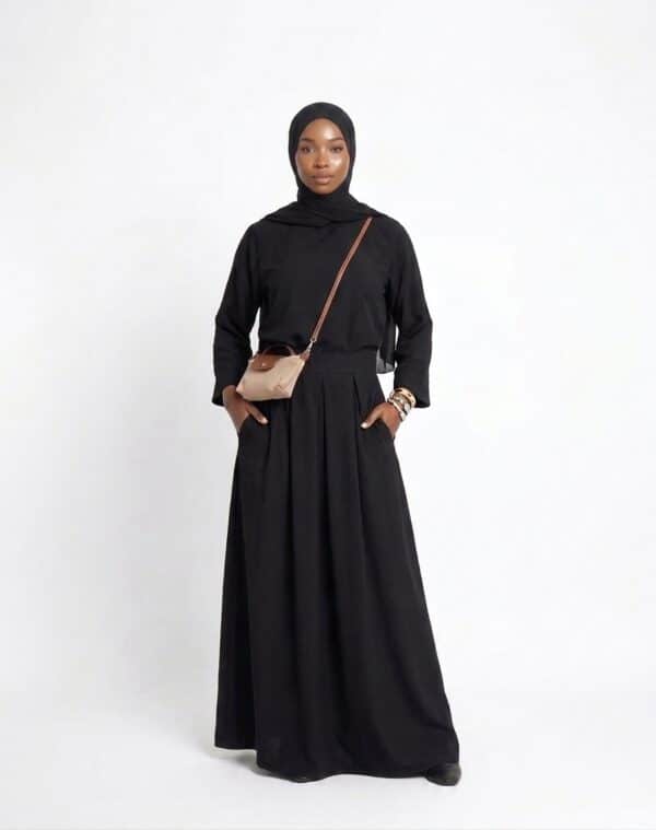 abaya tall curvy modesfashion mastour long ample grande longeur , 1m80 , jupe longue