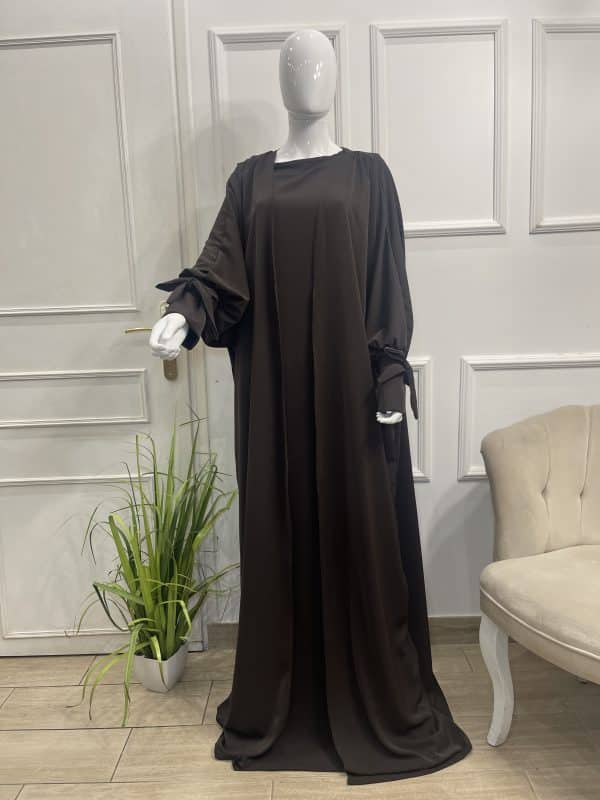 ensemble abaya chic femme musulmane tall robe tall ; mode fshion outfit mastour
