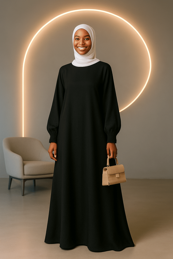 robe longue chic elegante cury tall grande taille mastour outfit mode fashion