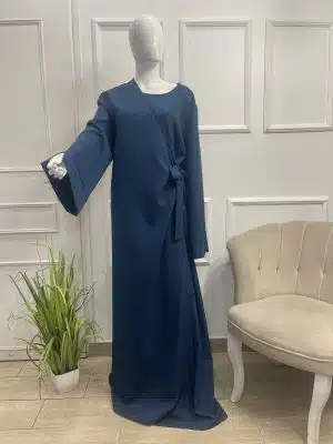 Tall - Abaya Tall jusqu'à 1m90 , abaya portefeuille grande taille tall - vert kaki