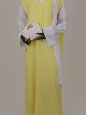 Confection Élégance Grande Taille tall : Ensemble Robe Chemise Longue & Robe Sans Manche – Spécial Tall jusqu’à 1m90