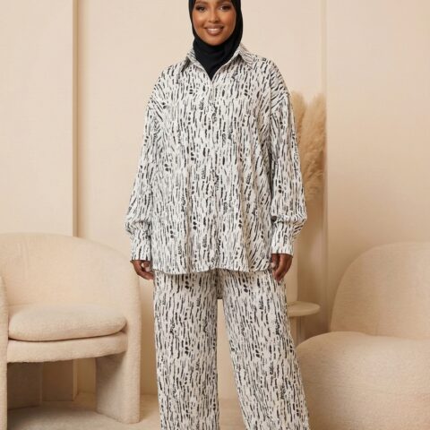 Ensemble Pantalon & Chemise Grande Taille Tall Femme 100% Coton - grande taille jusqu'à 1m90
