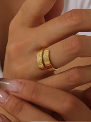 Bagues personnalisées Belinia Prestige – Votre initiale, votre histoire