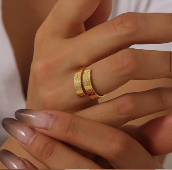 Bague personnalisé arabe oui français , bijoux personnalisé