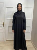 abaya avec voile intégrer grande taille. tall curvy