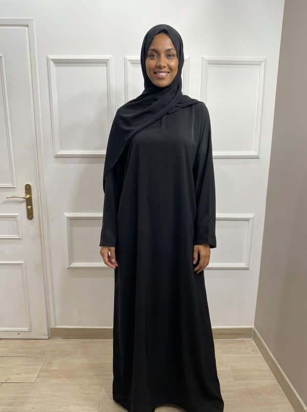abaya avec voile intégrer grande taille. tall curvy