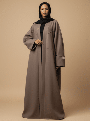 Manteau tall Amara grande taille Élégance Couture Mastour pour Femmes Grandes (jusqu’à 1m90)