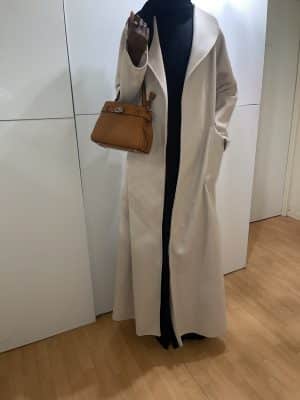 Manteau Tall 1m85 - manteau long grande taille avec ceinture - beige