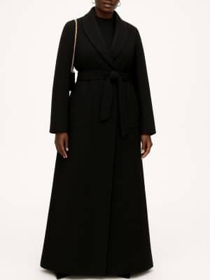 Manteau pour hivers long tall, manteau Grande taille - Noir
