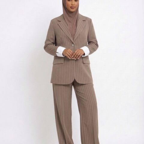 Tall- Blazer grande taille Tall & curvy jusqu'à 1m90 - Taupe