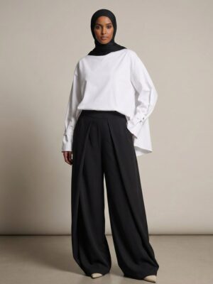 Pantalon ballon Tall & curvy - grande taille jusqu'à 1m85/90 - noir