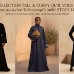 Kimono long grande taille pour femme jusqu'à 1m90. Tissu effet lin respirant, coupe structurée, poches pratiques. Se porte avec jupe, robe, pantalon